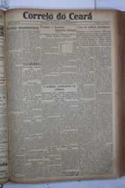 Página do jornal Correio do Ceará de fevereiro de 1932