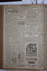Página do jornal Correio do Ceará de fevereiro de 1932