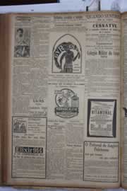 Página do jornal Correio do Ceará de fevereiro de 1932