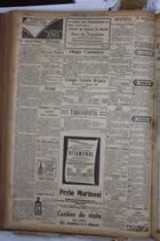 Página do jornal Correio do Ceará de fevereiro de 1932