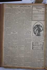 Página do jornal Correio do Ceará de fevereiro de 1932