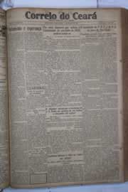 Página do jornal Correio do Ceará de março de 1932