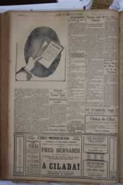 Página do jornal Correio do Ceará de março de 1932