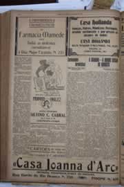 Página do jornal Correio do Ceará de março de 1932