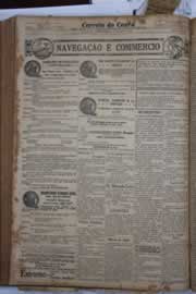 Página do jornal Correio do Ceará de março de 1932