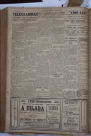 Página do jornal Correio do Ceará de março de 1932