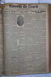Página do jornal Correio do Ceará de março de 1932