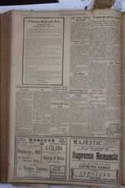 Página do jornal Correio do Ceará de março de 1932