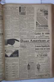 Página do jornal Correio do Ceará de março de 1932