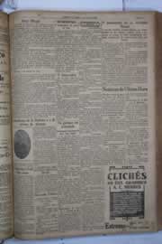 Página do jornal Correio do Ceará de março de 1932