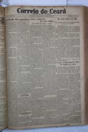 Página do jornal Correio do Ceará de março de 1932