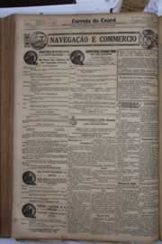 Página do jornal Correio do Ceará de março de 1932