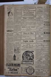 Página do jornal Correio do Ceará de março de 1932