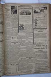 Página do jornal Correio do Ceará de março de 1932