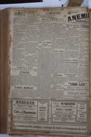 Página do jornal Correio do Ceará de março de 1932