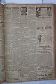 Página do jornal Correio do Ceará de março de 1932