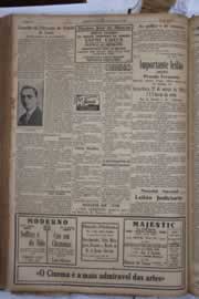 Página do jornal Correio do Ceará de março de 1932