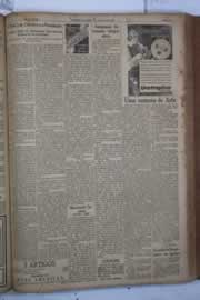 Página do jornal Correio do Ceará de março de 1932