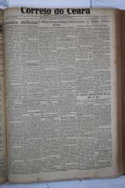 Página do jornal Correio do Ceará de março de 1932