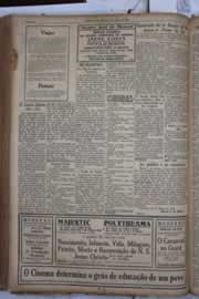 Página do jornal Correio do Ceará de março de 1932