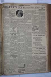 Página do jornal Correio do Ceará de março de 1932