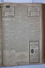 Página do jornal Correio do Ceará de março de 1932