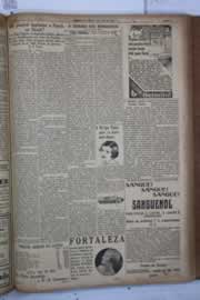 Página do jornal Correio do Ceará de abril de 1932