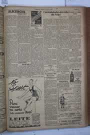 Página do jornal Correio do Ceará de abril de 1932