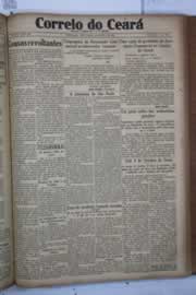Página do jornal Correio do Ceará de abril de 1932