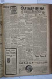 Página do jornal Correio do Ceará de abril de 1932