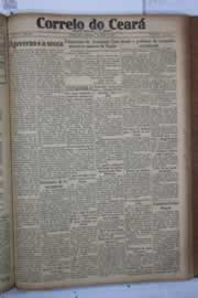 Página do jornal Correio do Ceará de abril de 1932
