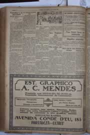 Página do jornal Correio do Ceará de abril de 1932