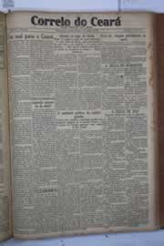 Página do jornal Correio do Ceará de abril de 1932