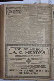 Página do jornal Correio do Ceará de abril de 1932