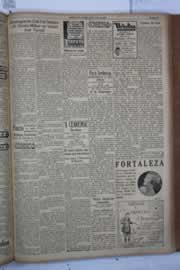 Página do jornal Correio do Ceará de abril de 1932