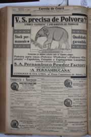 Página do jornal Correio do Ceará de abril de 1932