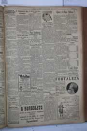 Página do jornal Correio do Ceará de abril de 1932