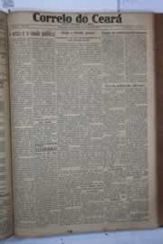 Página do jornal Correio do Ceará de abril de 1932
