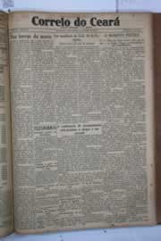 Página do jornal Correio do Ceará de abril de 1932