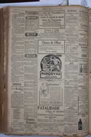 Página do jornal Correio do Ceará de abril de 1932