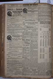 Página do jornal Correio do Ceará de abril de 1932