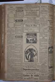 Página do jornal Correio do Ceará de abril de 1932