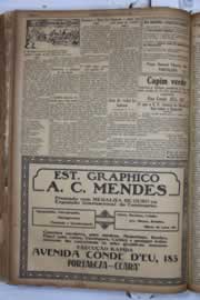 Página do jornal Correio do Ceará de abril de 1932