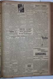 Página do jornal Correio do Ceará de maio de 1932