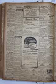 Página do jornal Correio do Ceará de maio de 1932
