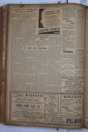 Página do jornal Correio do Ceará de maio de 1932