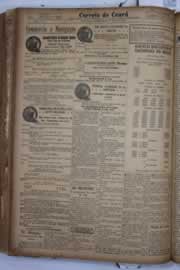 Página do jornal Correio do Ceará de maio de 1932