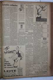 Página do jornal Correio do Ceará de maio de 1932