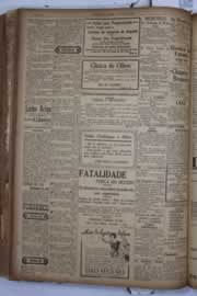 Página do jornal Correio do Ceará de maio de 1932