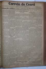 Página do jornal Correio do Ceará de maio de 1932